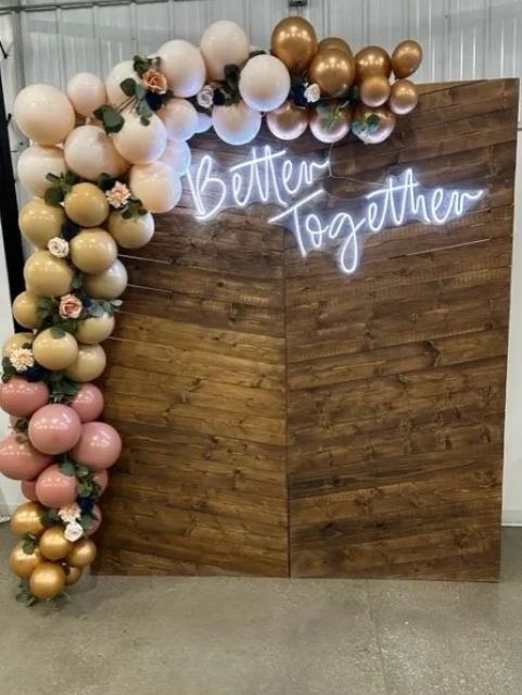 Better together balloon backdrop